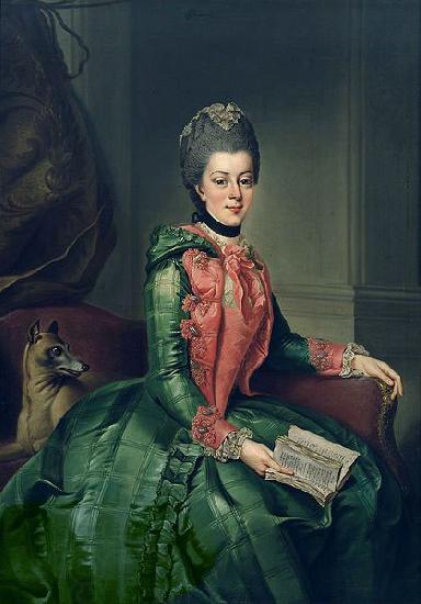Johann Georg Ziesenis Portrait of Princess Frederika Sophia Wilhelmina China oil painting art